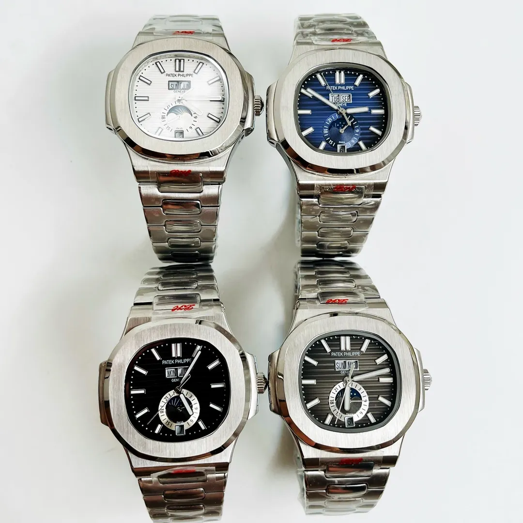 【Foreign Trade Import】💰1440! Patek Philippe - PATEK PHILIPPE Sporty and Elegant Series Nautilus PP Shockingly Produced The Best Detoxification Luxury Watch on the Internet Built-in top-notch imported automatic mechanical movement The strap is made of 316l fine steel and is designed to be linked by three beads. The bead diamond in the steel band is a stone-shaped combination with the original product. The case size is 40 mm in diameter and 12.9 mm thick. It exudes a strong youthful and steady atmosphere from the inside out. It is a well-deserved king of cost-effective steel watches.